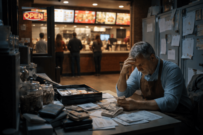 Tichý bankrot franšízanta: Když „fungující pobočka“ ve skutečnosti nepřežívá